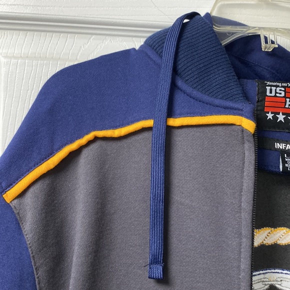US HONOR Americas Navy Hoodie, Large. NWT - Picture 11 of 14